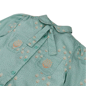 Платье с галстуком Gingersnaps "Sabel Mint Grove", мятное